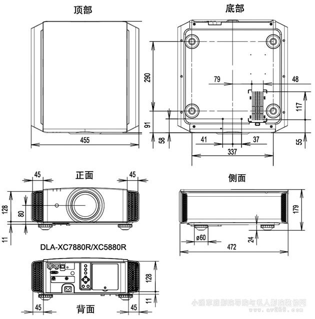 JVC XC5880ͶӰC(j)Ԕ(x)ߴ