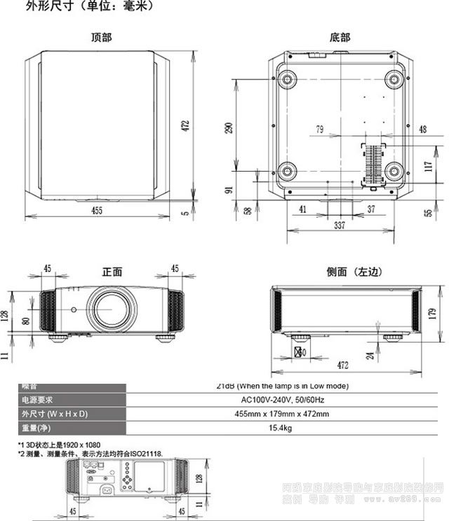 JVC XC7890RBͶӰC(j)ߴ电(sh)(j)